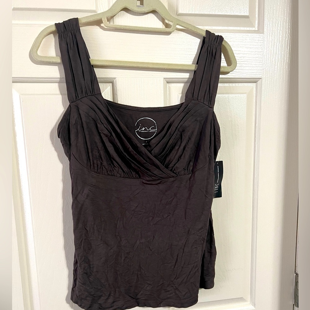NWT INC Ruched Tank Top